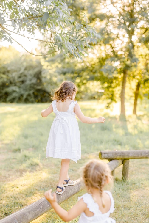 robe blanc rose enfant bonheur